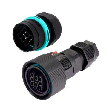 Imagem de ar de Conectores Desconectáveis Techno THB405 8 Polos Parafuso Macho/F