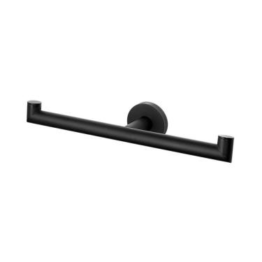 Imagem de Toalheiro / Papeleira Dupla Lorenzetti Loren Loft 2022 B82 Preto