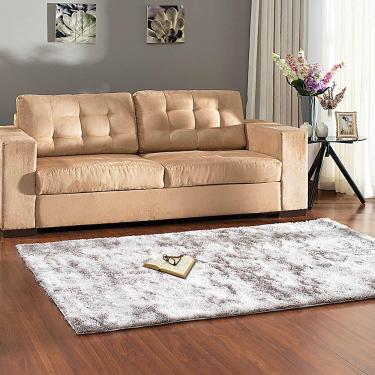 Imagem de Tapete Super macio Apolo Prata textil Retangular 200x250cm 