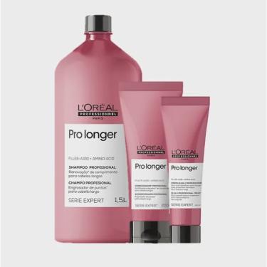 Imagem de LOreal Professionnel Serie Expert Pro Longer Shampoo 1500ml Condicionador 200ml e Leave-in 150ml
