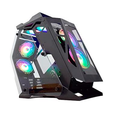 Imagem de Gabinete Gamer K-mex CG-01PQ Micro Ranger USB 3.0 Lateral Full Vidro S/Fan CG01PQRH001CB0X