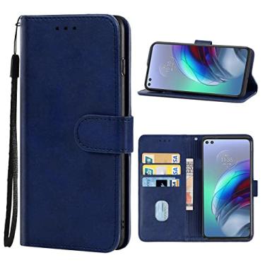 Imagem de HONGYAN Capa de telefone Para Motorola Moto Edge S / G100 Correia de Couro Capa protetora