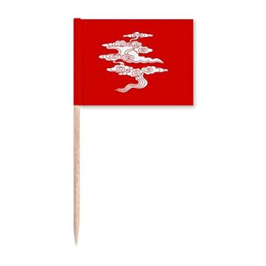 Imagem de Auspicious Life Beautiful Creativity Toothpick Flags Marker Topper Party Decoration