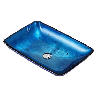 Imagem de Cuba artística de vidro temperado com 12mm Cote D'azur, Arell, 560x360x110mm, 13, ARE-CV13