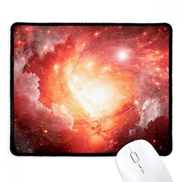 Imagem de Mousepad rosa Galaxy lindo padrão de nebulosa tapete de borracha para jogos