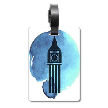 Imagem de Big Ben, Londres, Inglaterra, Grã-Bretanha, Reino Unido, Bagagem, Cartão de Bagagem, Etiqueta Scutcheon