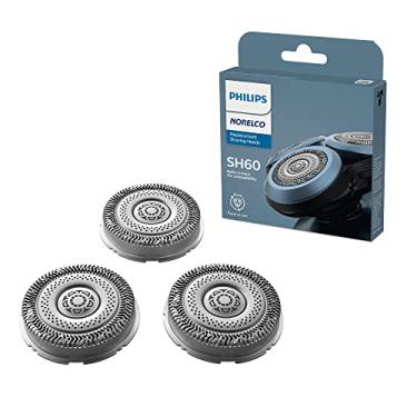 Imagem de Philips Norelco Cabeças de barbear genuínas SH60/72 compatíveis com Norelco Shaver Series 6000