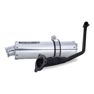 Imagem de Escape/Ponteira Coyote RS1 Aluminio Redondo - CB 300 F Twister - Polido