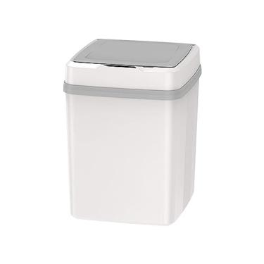 Imagem de Lixeira automática 12L Lixeira multifuncional inteligente à prova d'água para sala de e...