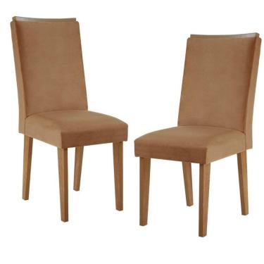 Imagem de Cadeiras para Mesa de Jantar 100% MDF - Lunara - Móveis Rufato