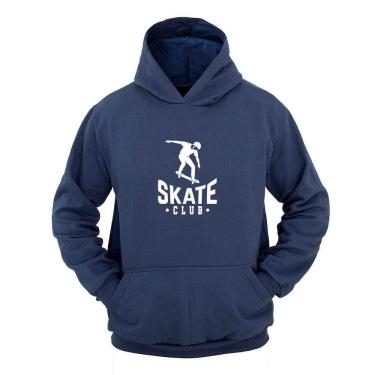 Imagem de Moletom Masculino Canguru Flanelado Skate Club Inverno