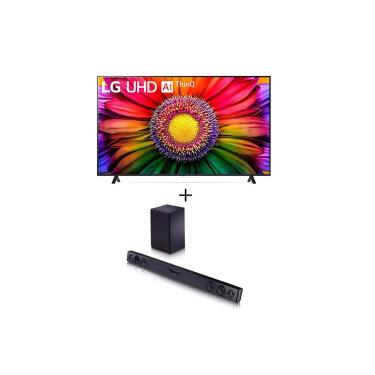 Imagem de Combo Smart TV LG 75pol 4K UHD UR8750 - HDR WiFi Bluetooth Alexa + Sound Bar LG SQC2