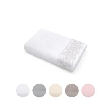 Imagem de Buettner, Toalha de Rosto Buettner Renda 50x80cm Algodão Egípcio Roma Cor:Rosa 3309