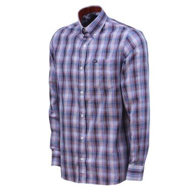 Imagem de Camisa Masculina Manga Longa Azul Wrangler 34167
