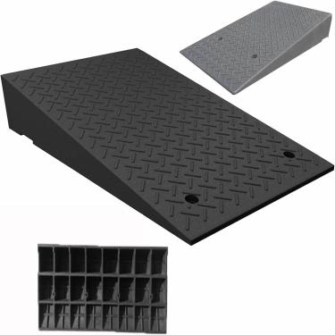 Imagem de Rampa de limiar, rampa de meio-fio 3 5 7 9 10 12 14 15 cm de altura, rampa para motocicleta, rampa de entrada para cadeira de rodas, carro, motocicleta, 100x25x7cm