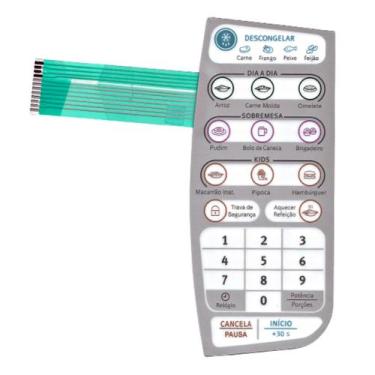 Imagem de Membrana teclado Para Microondas Eletrolux Mtd 30 - TND