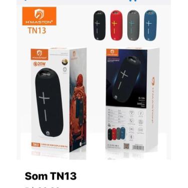 Imagem de Caixa de Som TN13 20W Grave Potente 2 Auto Falantes - Kapbom/Hmaston