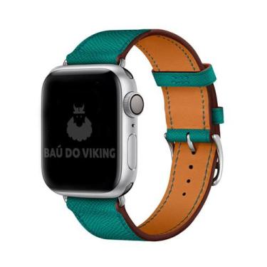 Imagem de Pulseira Single Tour Couro Para Apple Watch 42mm 38mm 44mm - Baú do Vi