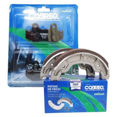 Imagem de Pastilha e Lona de Freio Elite 125 / Lead 110 Cobreq