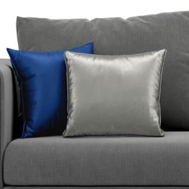Imagem de Kit com 2 Capas Luxuosas para Almofadas Várias Cores 44x44 - ARADECOR,