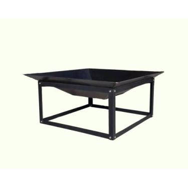 Imagem de Lareira Externa 60Cm Para Jardim Portátil Aquecedor Fogueira - Lazer E