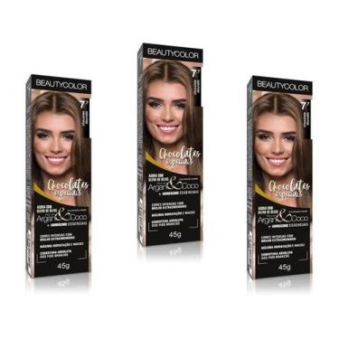 Imagem de Beauty Color Tintura 8.0 LOURO ESCURO 45gr (03 Unidades) Cores Normais