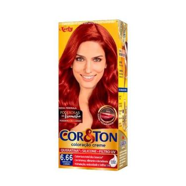 Imagem de Coloração Creme Cor&Ton Vermelho Carmin 6.66