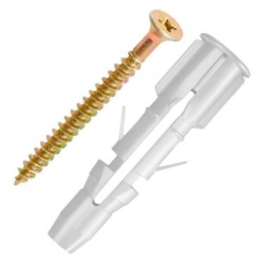 Imagem de Bucha Fixacao Para Tijolo Baiano Sforplast Com Parafuso Chata Philips 