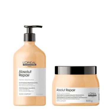 Imagem de Kit Gold Quinoa Shampoo 750ml e Máscara 500ml - L'Oréal Professionnel