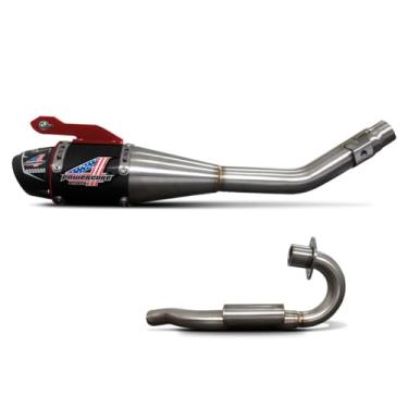 Imagem de ESCAPAMENTO PRO TORK POWERCORE 4 NXR 125 BROS 2003-2005 PRETO