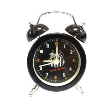 Imagem de RELÓGIO DESPERTADOR MINI DE METAL SANTOS 7 cm - mileno