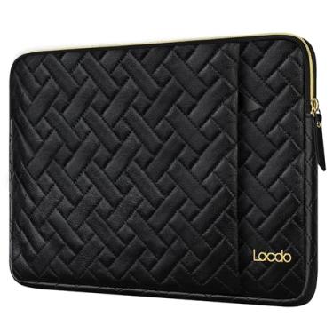 Imagem de Lacdo Capa para portátil de 14 polegadas para HP Lenovo Dell ASUS Acer Chromebook,HP Stream,Dell Inspiron/Latitude, Lenovo ThinkPad/IdeaPad, ASUS VivoBook/ZenBook 14 Bolsa para computador, Preto