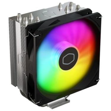 Imagem de Cooler Master Hyper 212 Spectrum V3 ARGB CPU Air Cooler, ventoinha PWM de 120 mm, 4 tubos de calor, cobre niquelado prateado, 152 mm de altura, AMD Ryzen AM5|AM4, suportes Intel LGA 1851|1700|1200