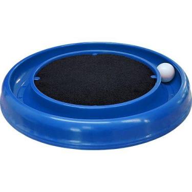 Imagem de Arranhador Interativo para Gatos Grande 40cm com Bolinha Brinquedo Arr