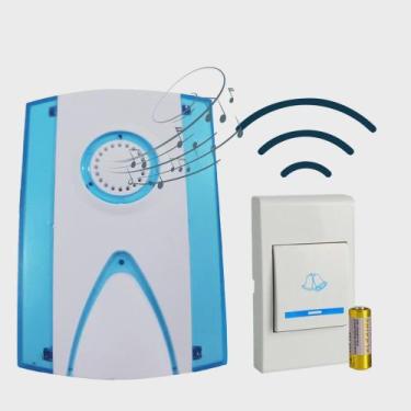 Imagem de Campainha Wireless Resistente Água Sem Fio Residencial - BC BORA COLEG