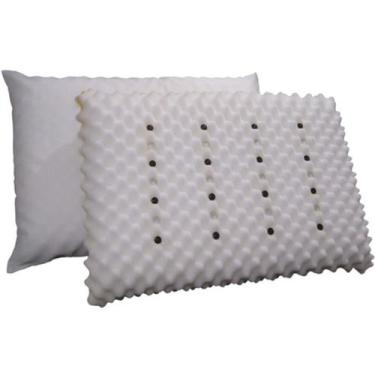 Imagem de Travesseiro magnético terapêutico alinha coluna cervical - Reativa