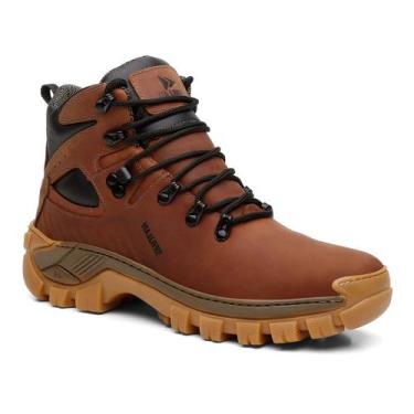 Imagem de Bota Masculina Em Couro Legitimo Confortável Trilha Motoboot - Via Liv