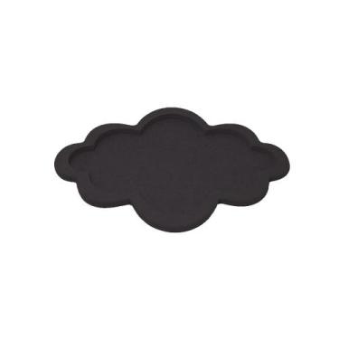 Imagem de Bandeja Nuvem Festa Decoração M 30x22x2 Kir 3un Madeira Mdf Pintado - 