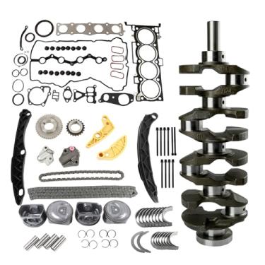 Imagem de INGKAN Kit de reconstrução de motor G4KJ 2.4 compatível com Hyundai Tucson Kia Forte Sportage 2.4L DOHC naturalmente aspirado substituir OE 23111-2G200 23040-2G500 23410-2G500 2102025120 230602GG500