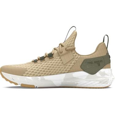 Imagem de Under Armour Tênis unissex Project Rock Blood Sweat Respect 4 UFC, (201) Desert Sand/Summit Branco/Tosca Brown, 16.5 Women/15 Men