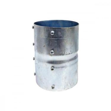 Imagem de Conector Reto Aco Galvanizado Perfilaco  4'' Conec09 - Perfilaço