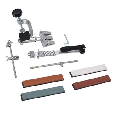 Imagem de Conjunto de Afiador de Facas de Cozinha Akozon RH-006 Ruihe Com Pedra de Afiar de ângulo Fixo - Ferramenta Profissional de Afiar Facas para Precisão Sem Esforço