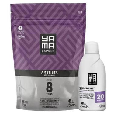 Imagem de Pó Descolorante Yama Profissional Platinado Ametista Tradicional + Ox 