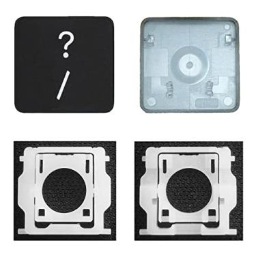 Imagem de MACSEEJI Tampa de chave individual de substituição com dobradiça para (M1 M2 M3 M4) MacBook Pro A2141 A2251 A2289 A2338 A2442 A2485 A2779 MacBook Air A2179 A2337 A2681 2021-2024 (Slash/Quase Chave de