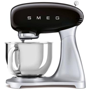 Imagem de Batedeira Retrô anos 50 com 10 Velocidades Capacidade 4,8L, 600W, 110v, SMEG SMF02BLUS, Preto