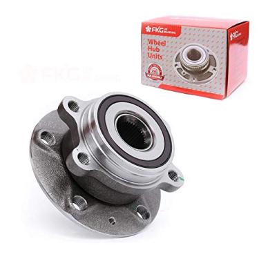 Imagem de FKG 513253 Conjunto de cubo de rolamento da roda dianteira para A3 TT (Quattro), VW Tiguan Passat Jetta Golf CC EOS Beetle, flange de 4 parafusos