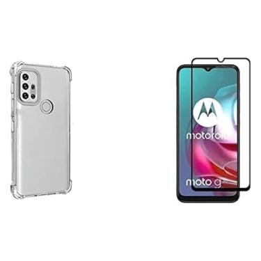 Imagem de Capa TPU Transparente Anti-Impacto + Película 3D para Motorola Moto G10/G20/G30