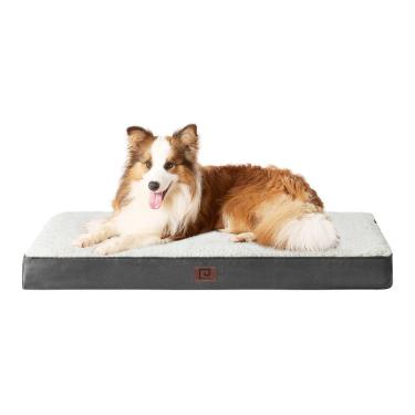 Imagem de Cama de cachorro EHEYCIGA Orthopaedic XL para cães extra grandes bege