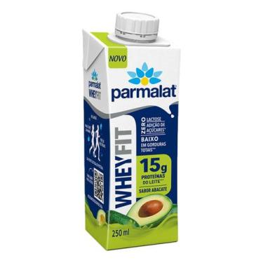 Imagem de Kit c/ 2 Bebida Lactea Abacate Parmalat Wheyfit 250ml