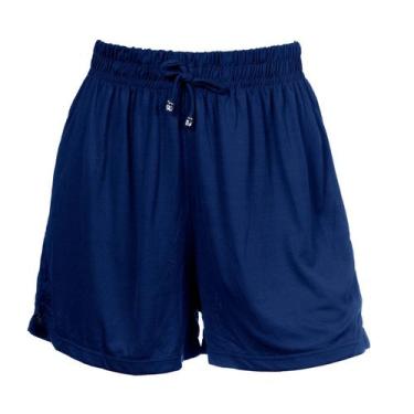 Imagem de Short Esportivo Banana Rosa Dry Fit, Azul marinho, G